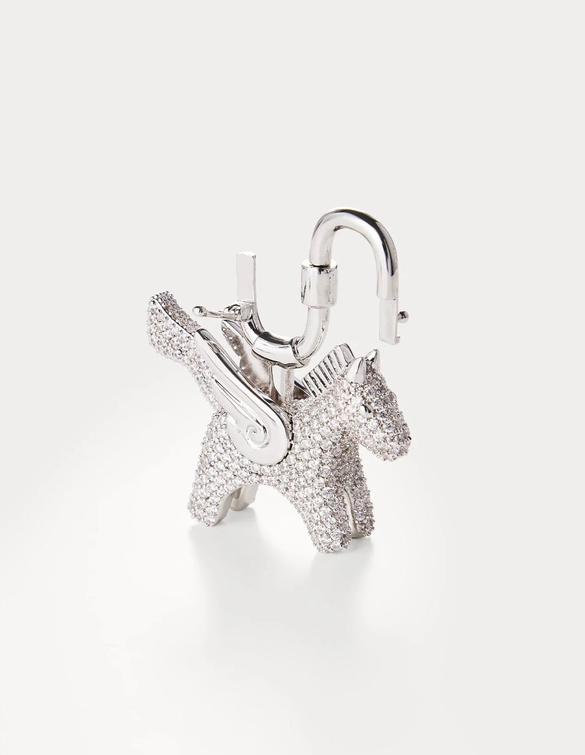 Rodeo Pegase in Silver Pavé