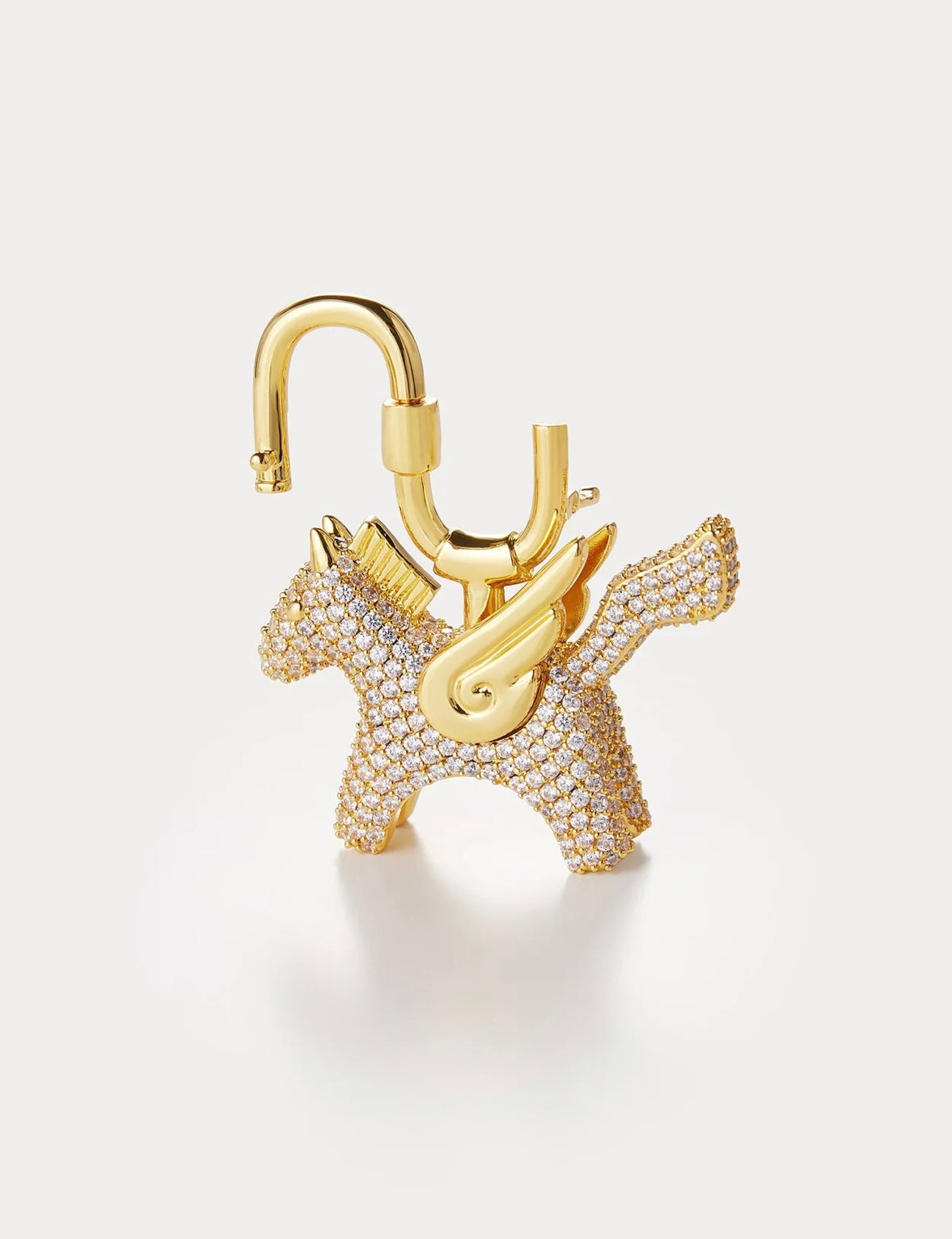 Rodeo Pegase in Gold Pavé