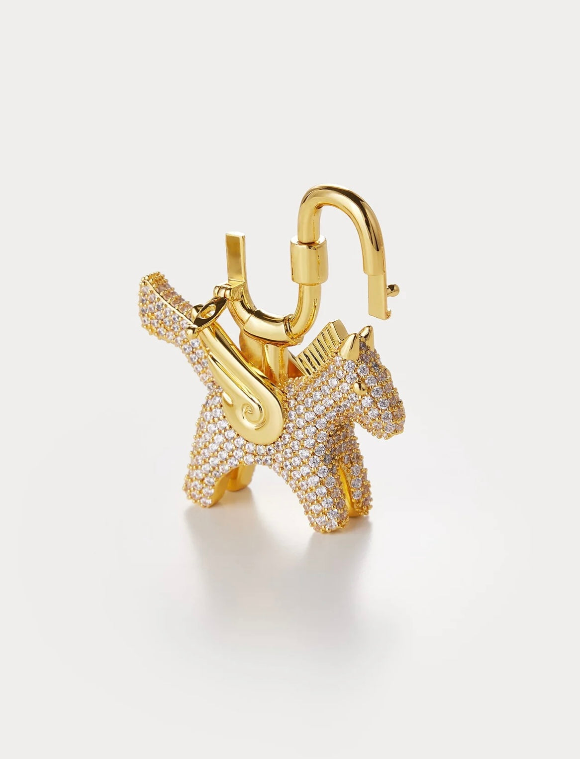Rodeo Pegase in Gold Pavé