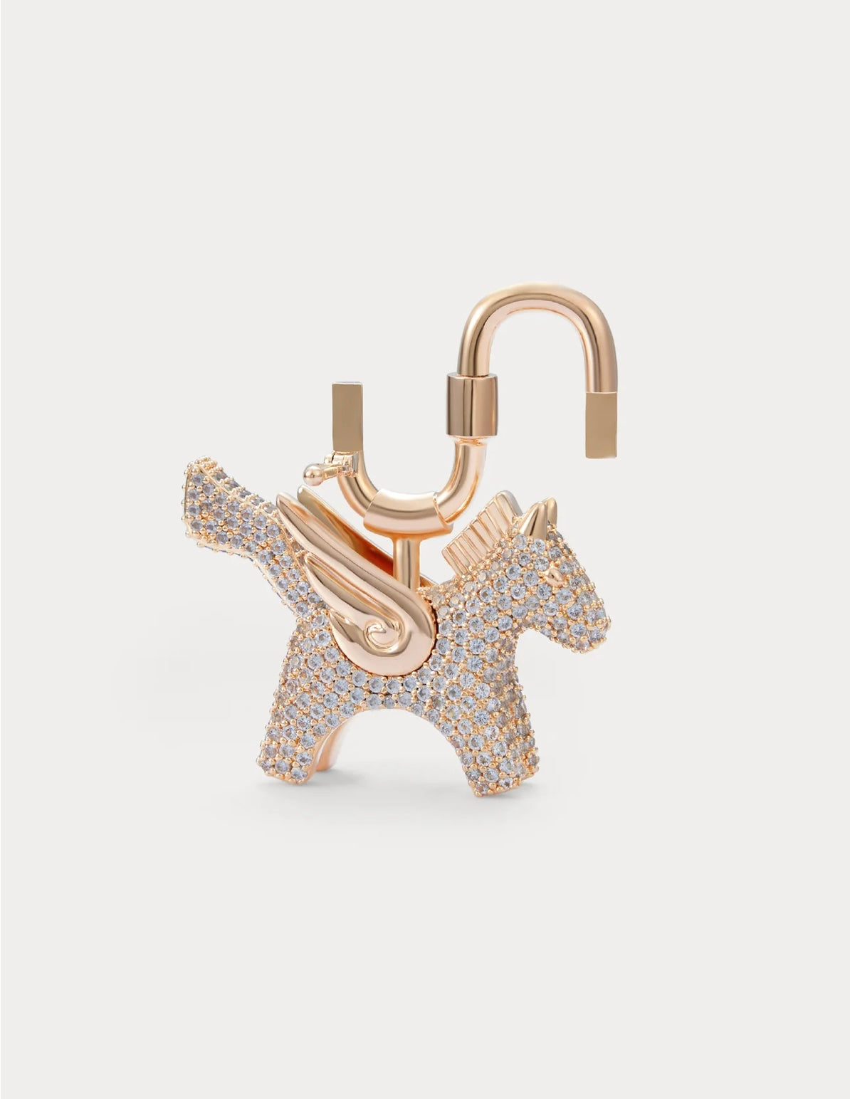 Rodeo Pegase in Champagne Sky Blue Pavé