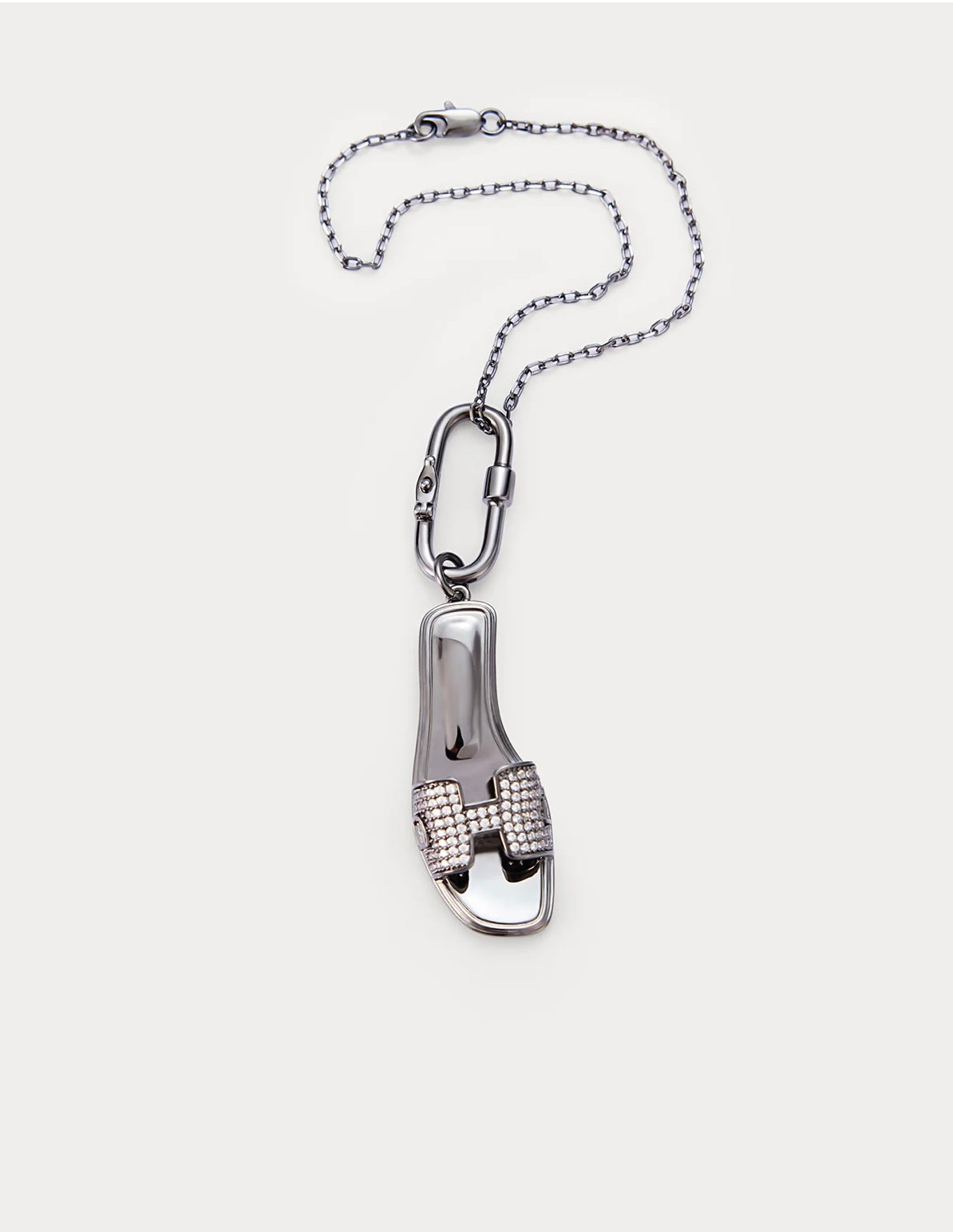 Oran Sandal in Onyx Black Pavé