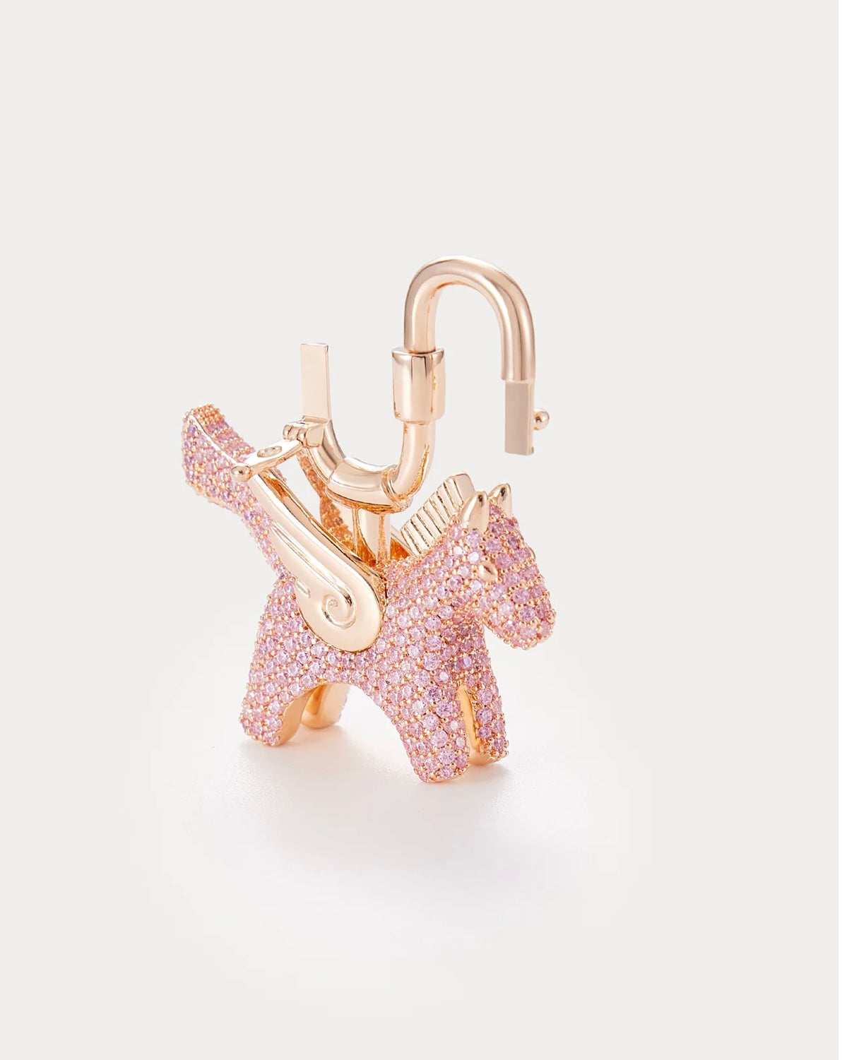 Rodeo Pegase in Pink Champagne Pavé