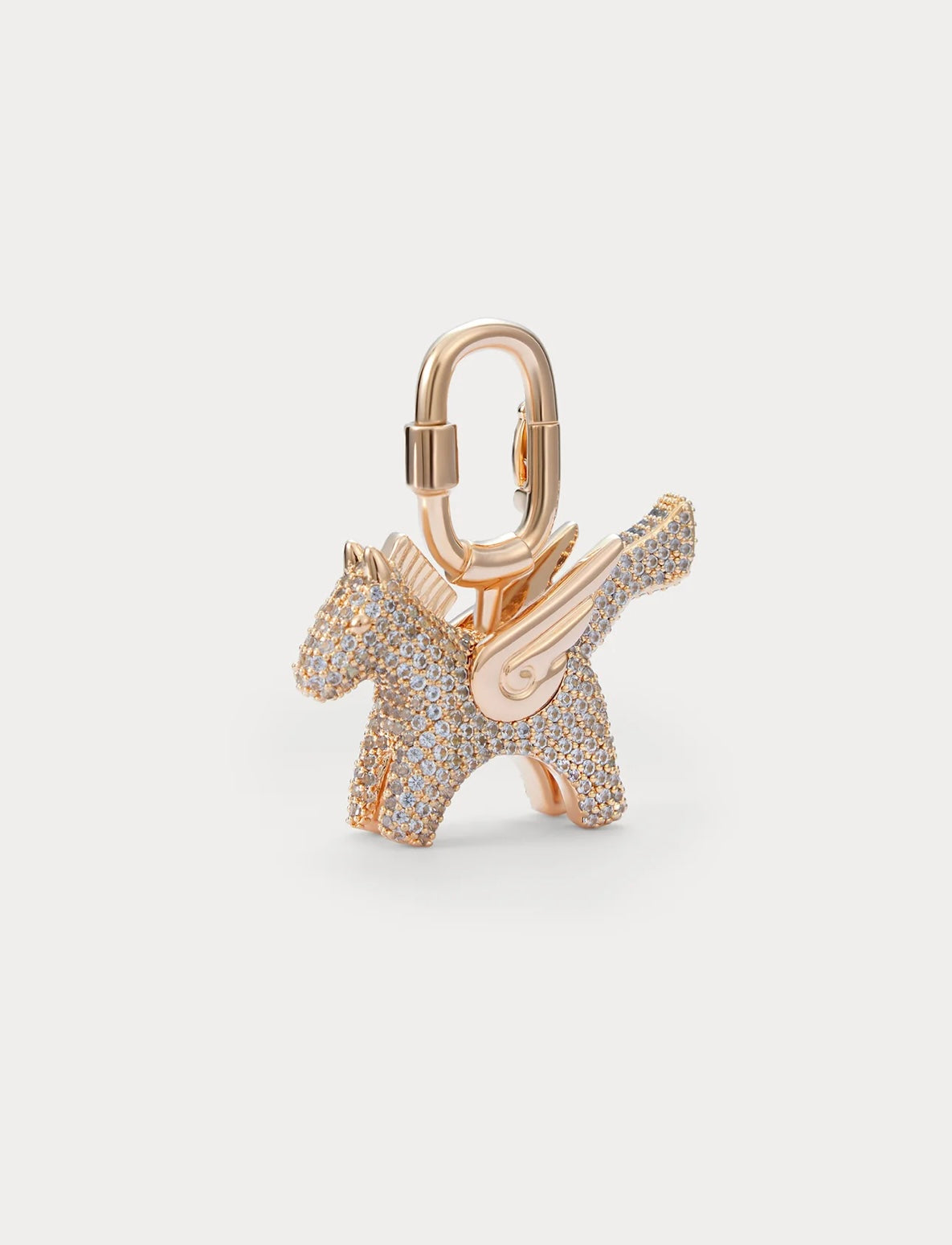 Rodeo Pegase in Champagne Sky Blue Pavé