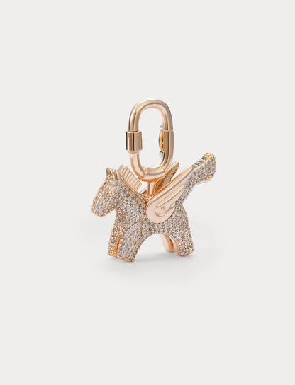 Rodeo Pegase in Champagne Sky Blue Pavé