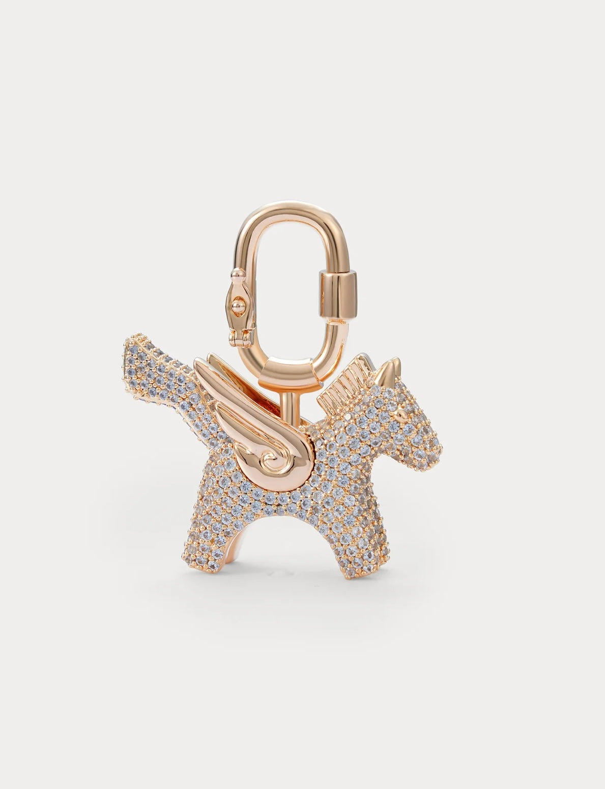 Rodeo Pegase in Champagne Sky Blue Pavé