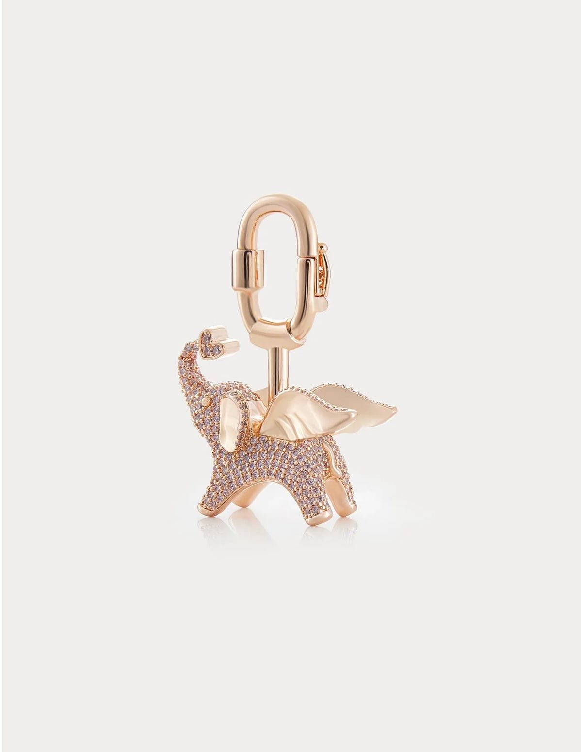 Soar Elephant in Champagne Pink Pavé
