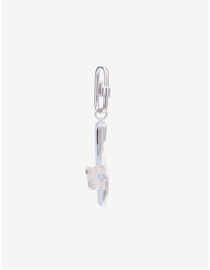 Oran Sandal Charm in Silver Pavé