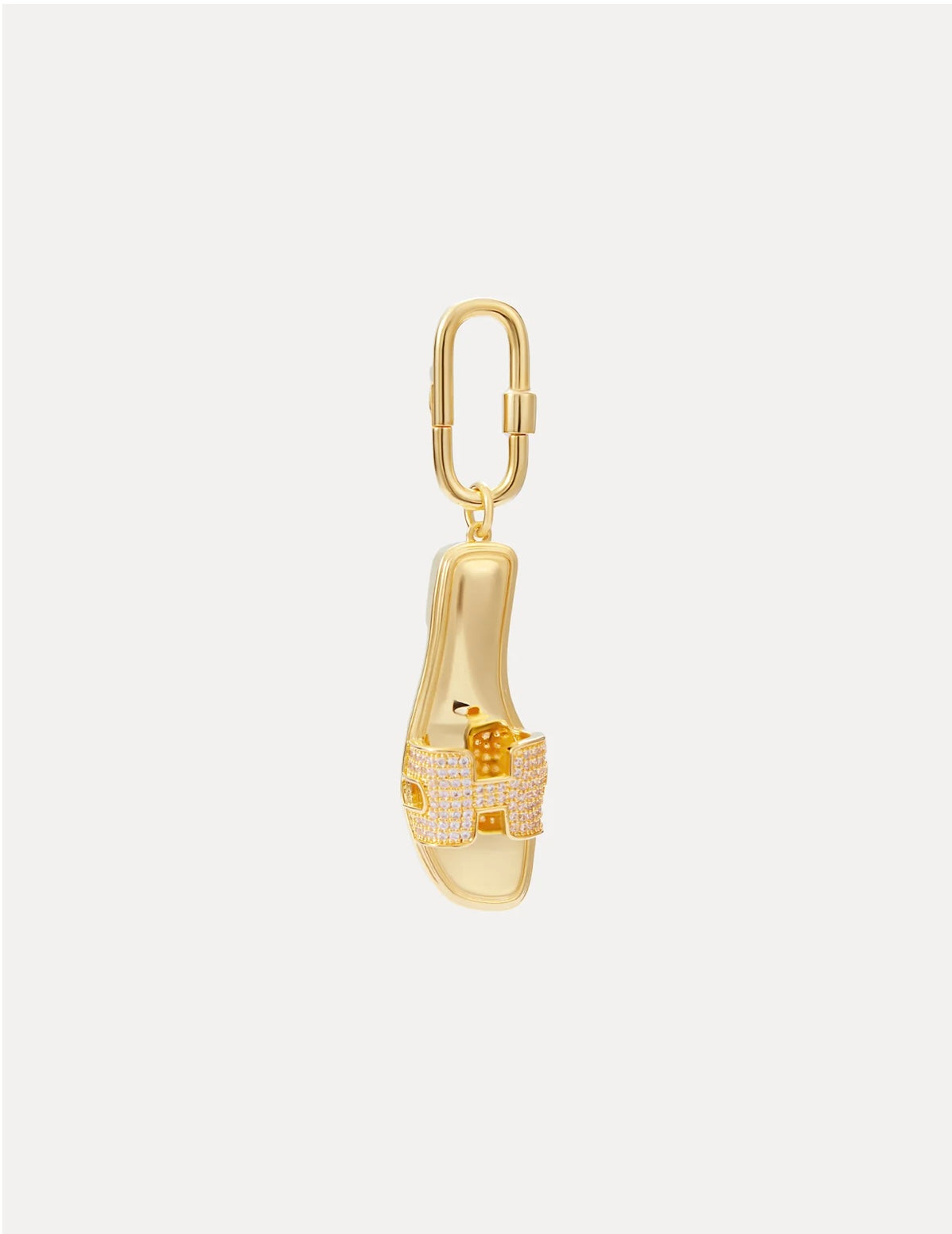 Oran Sandal in Gold Pavé