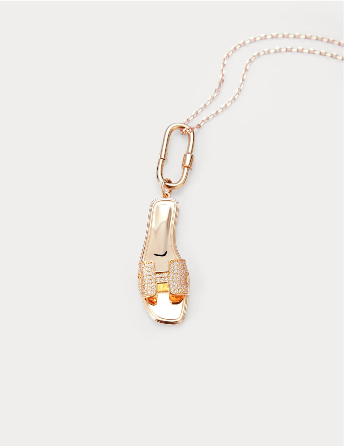 Oran Sandal in Champagne Pavé