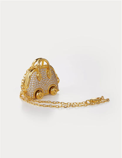 Bolide On Wheels in Gold Pavé