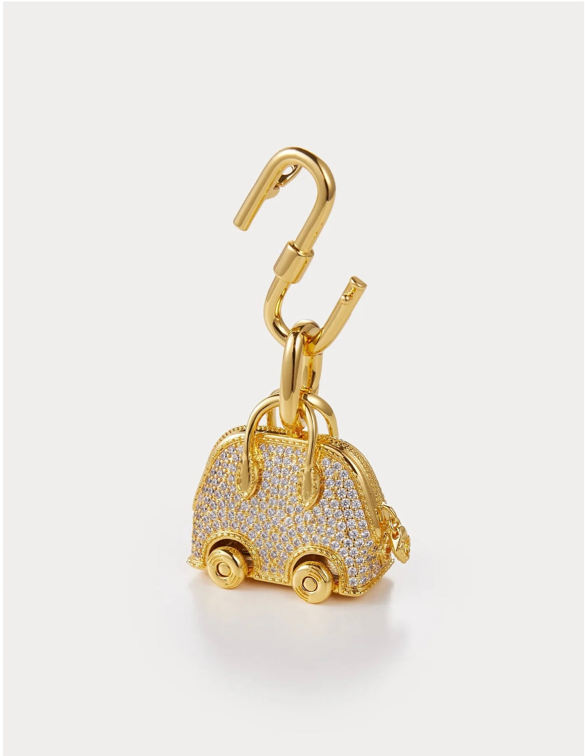 Bolide On Wheels in Gold Pavé