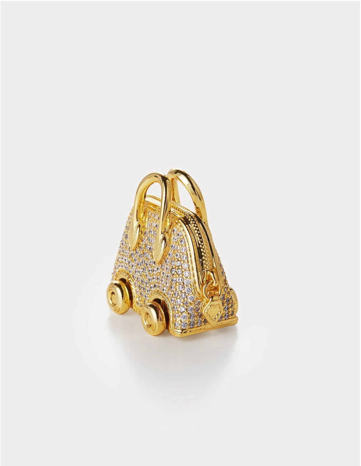 Bolide On Wheels in Gold Pavé